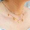 Jewelry Princess Bohemian Cross 304 Stainless Steel Layered Necklaces