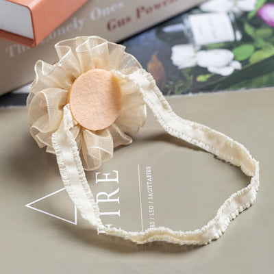 Girl'S Simple Style Classic Style Flower Cloth Sequins Hair Tie