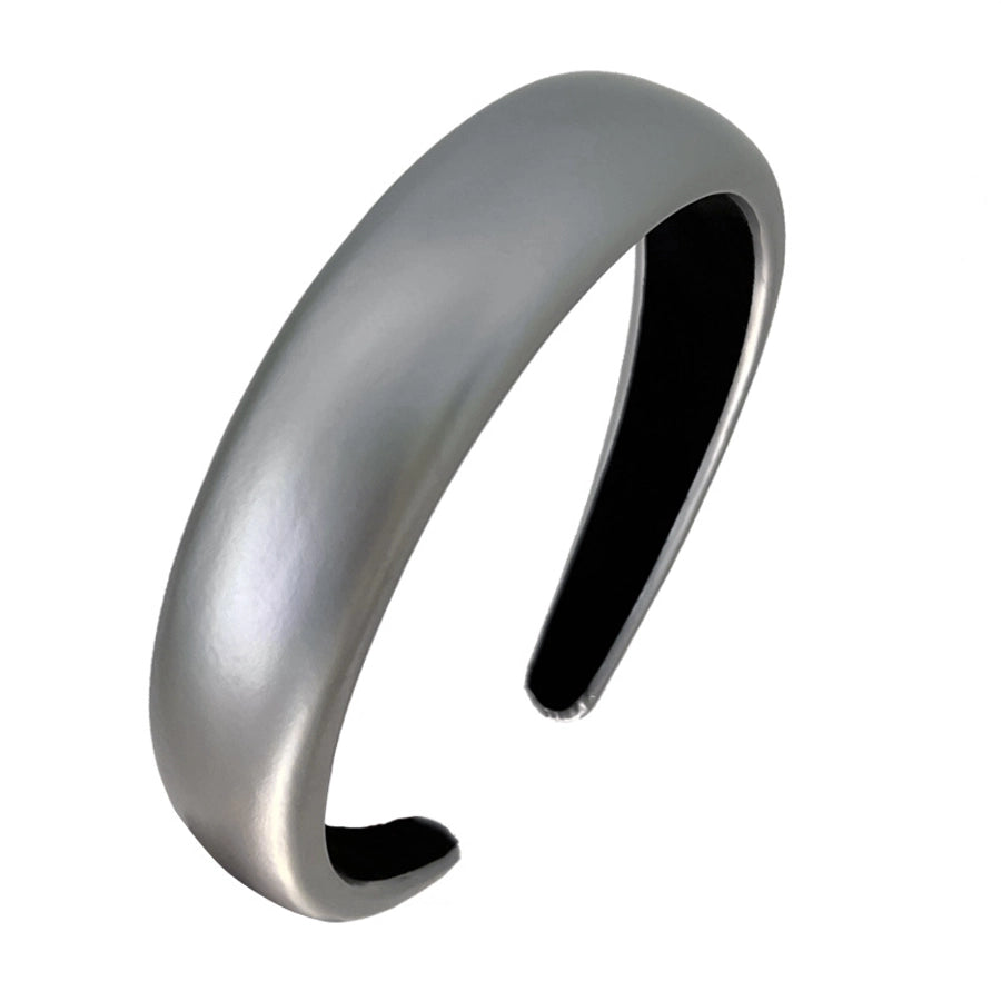 Women's Casual Simple Style Solid Color Pu Leather Handmade Hair Band