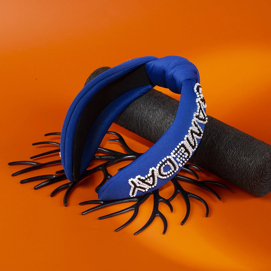 Women's Hip-Hop Retro Funny Letter Cloth Hair Band