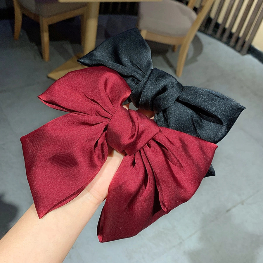 fashion bow knot cloth hair clip 1 piece