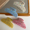 retro classic style geometric acetic acid sheets inlay rhinestones hair claws