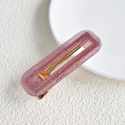 retro color block polka dots acetic acid sheets hair clip 1 piece