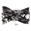 elegant streetwear plaid leopard cloth hair band