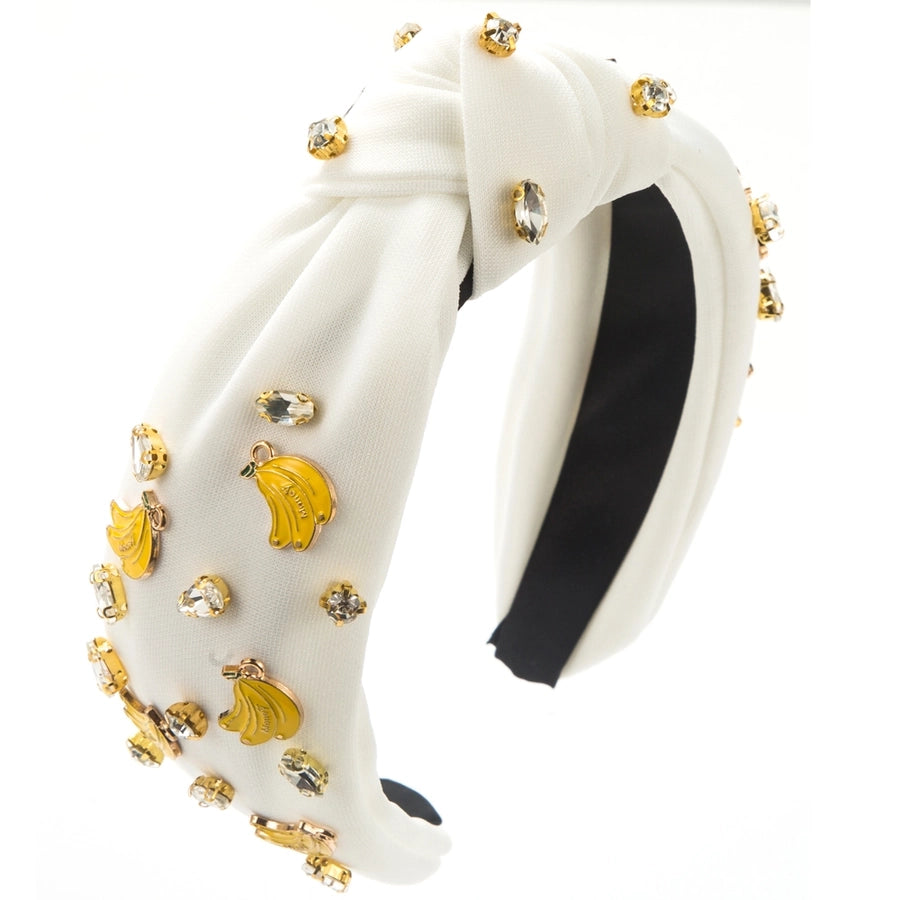 Women's Casual Vacation Classic Style Strawberry Watermelon Banana Alloy Glass Inlay Rhinestones Glass Hair Band