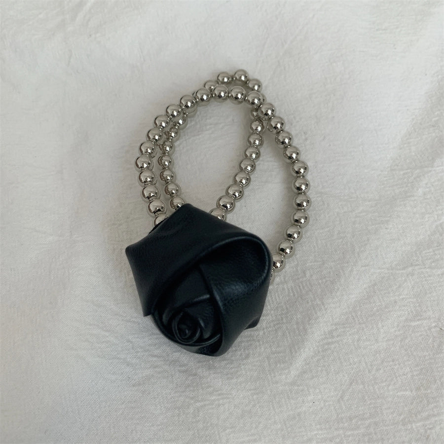 Women's Retro Simple Style Flower Leather Hair Tie