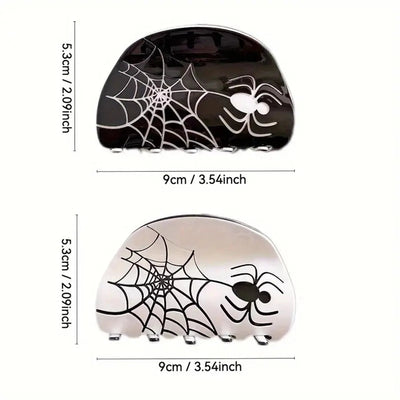 Halloween Simple Style Women's Spider Spider Web Acetic acid sheets Hair Claws