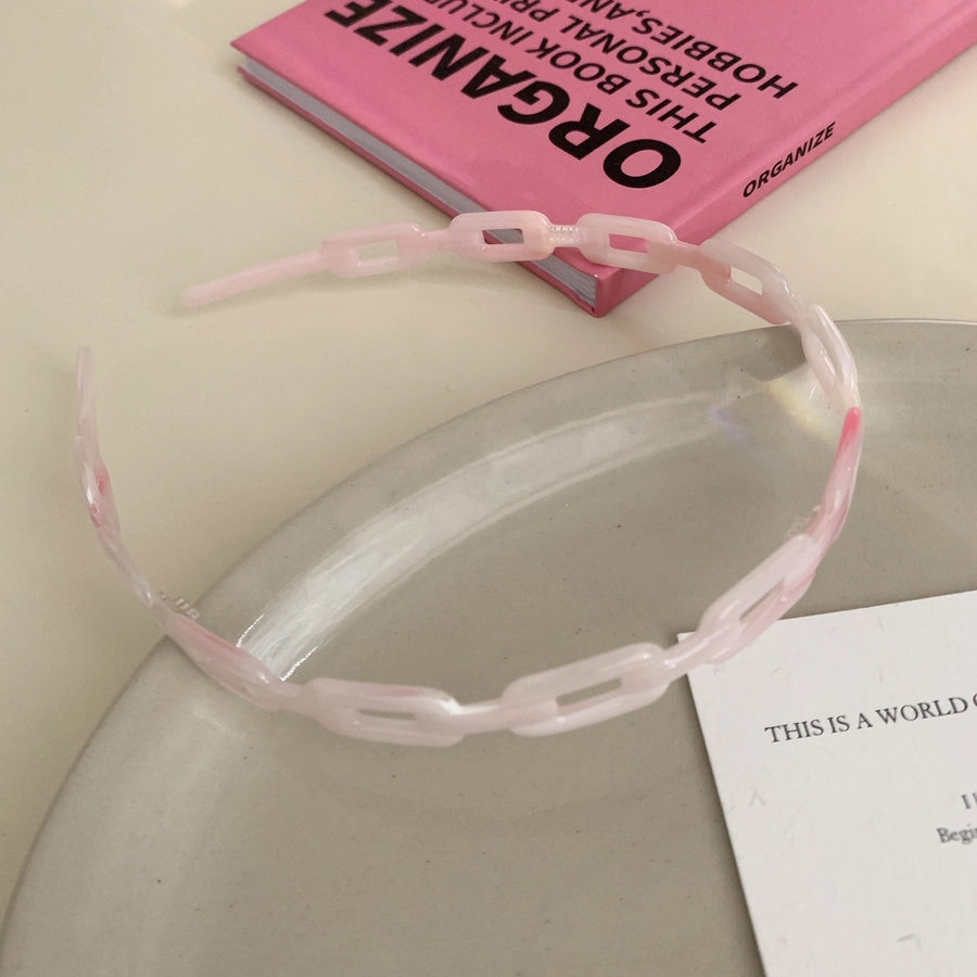 Women's Casual Simple Style Streetwear Solid Color Acetic acid sheets Hair Band