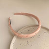 Women's Simple Style Solid Color Cloth Pearl Hair Band