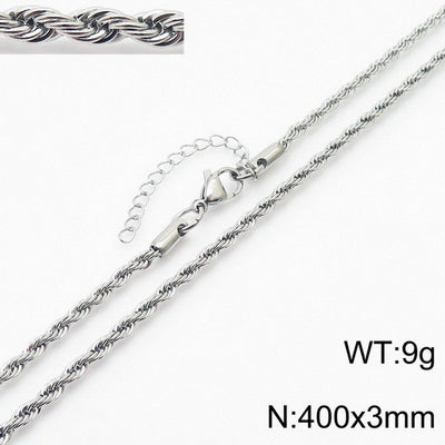 Jewelry Simple Style Geometric 304 Stainless Steel 18K Gold Plated Bracelets Necklace