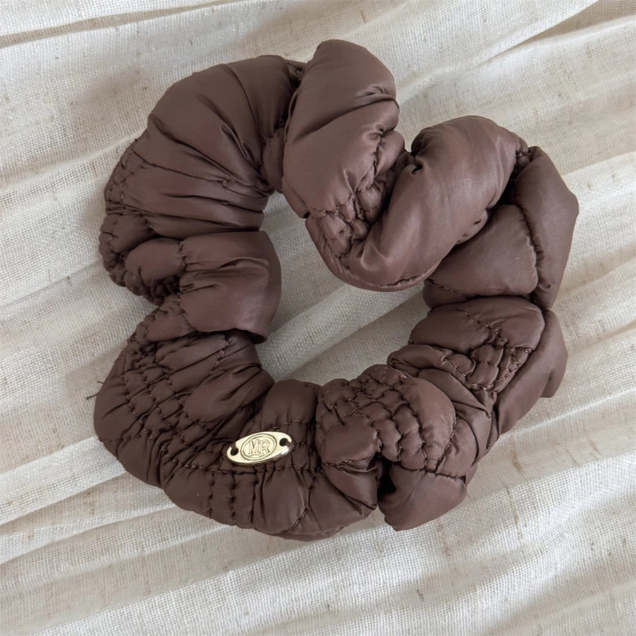 Women's Modern Style Classic Style Solid Color Cloth Pleated Hair Tie