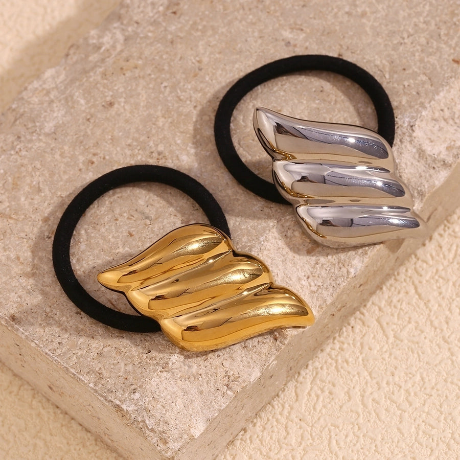Women's Casual Simple Style Wings 304 Stainless Steel Hair Tie