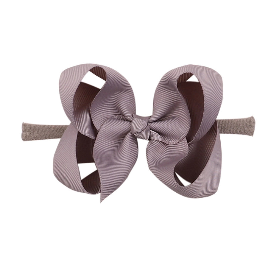 2337 20 color bubble flower headband new children bow nylon hair band  baby hair accessories