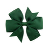 fashion baby v-shaped ribbed ribbon bow hairpin hair accessories