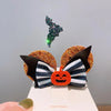 Halloween Cool Style Girl'S Pumpkin Cat Ghost Felt Hair Clip