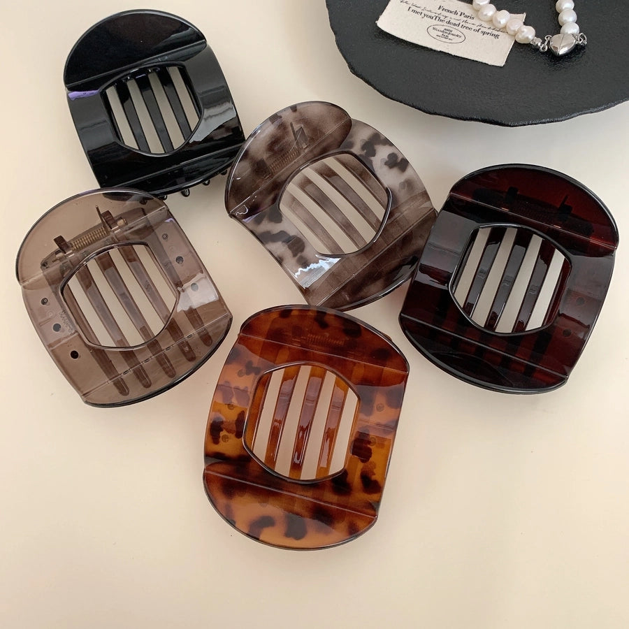 Retro Hawksbill Barrettes Women's Back Head Grip 2024 New Hair Pin High Sense Shark Clip Loose Clip Hairware