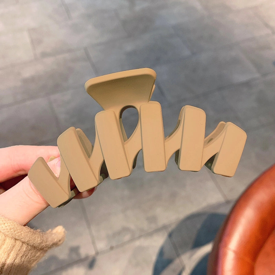 khaki hairpin korean style catch clip large shark clip hair accessories clip