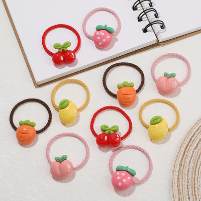 Kid'S Cartoon Style Cute Sweet Bear Plastic rubber band Hair Tie