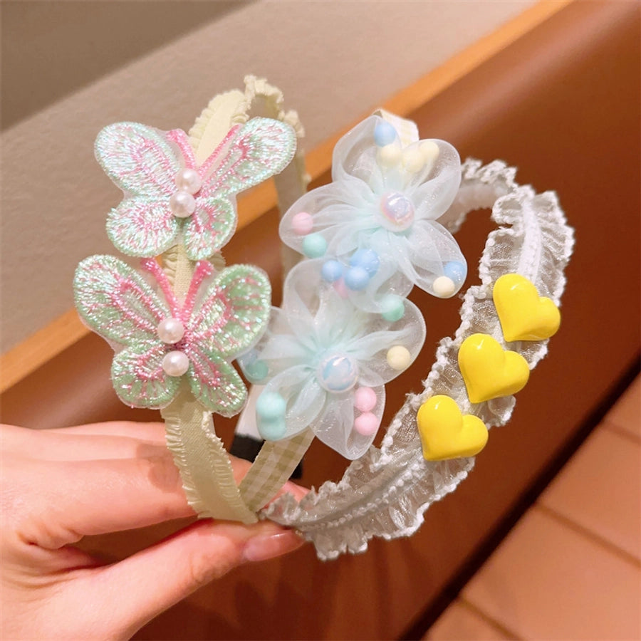 kid's cute cartoon fruit cloth hair band