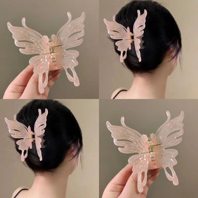Women's IG Style Korean Style Butterfly Arylic Plating Hair Clip Hair Claws