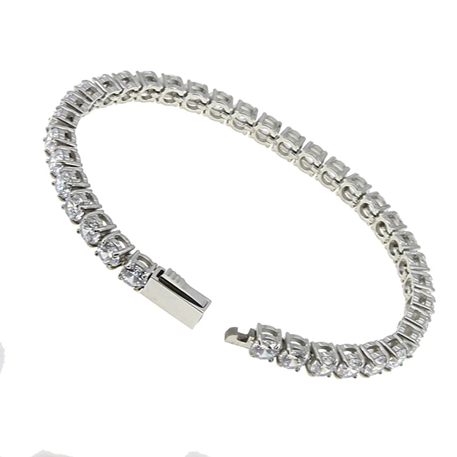 Shiny Geometric 316 Stainless Steel  Zircon Bracelets In Bulk