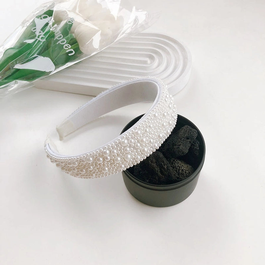 fashion full pearl headband