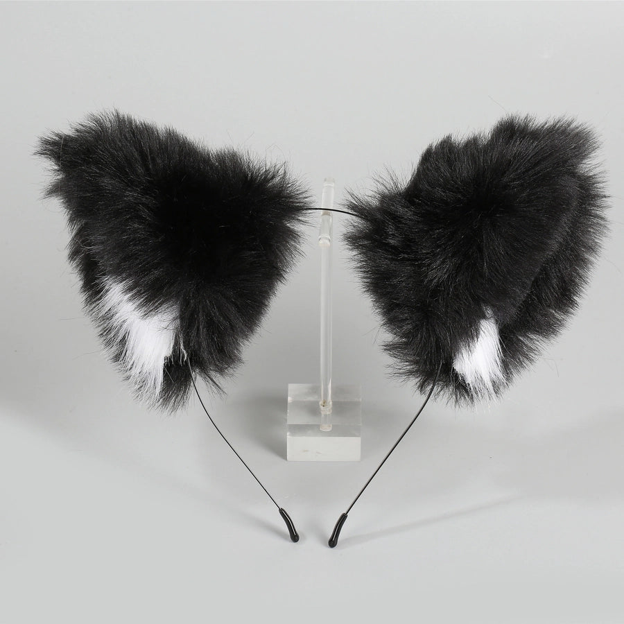 Women's Cute Ear Plush Handmade Hair Band