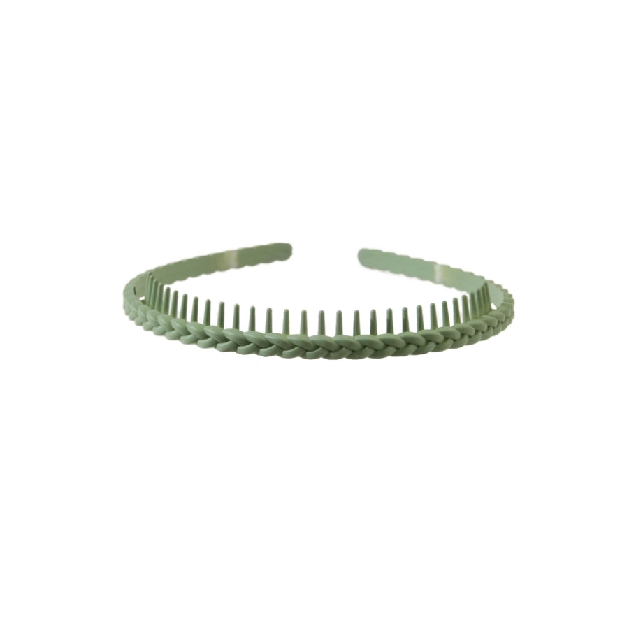 Women's Simple Style Solid Color Plastic Stoving Varnish Hair Band