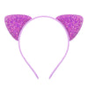 cute cat ears cloth sequins hair band 1 piece