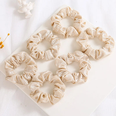 Women's Elegant Simple Style Solid Color Cloth Hair Tie