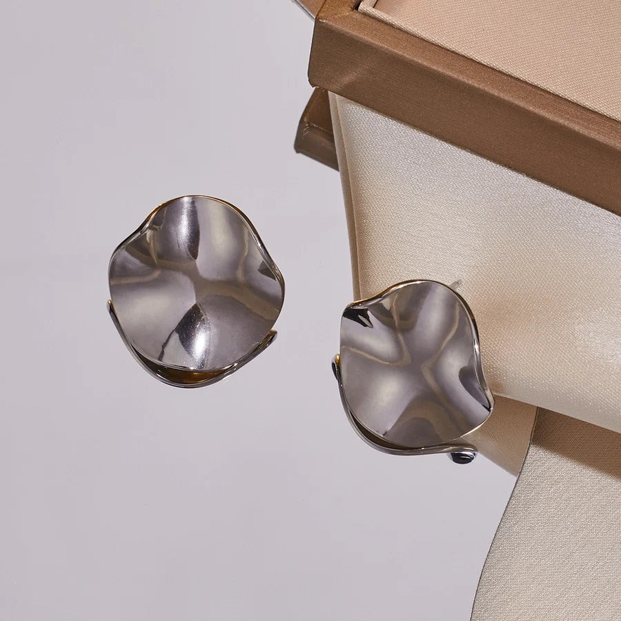 1 Pair Simple Style Geometric 304 Stainless Steel Ear Studs