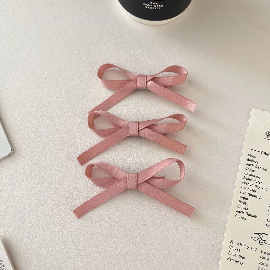 Women's Simple Style Bow Knot Cloth Hair Clip