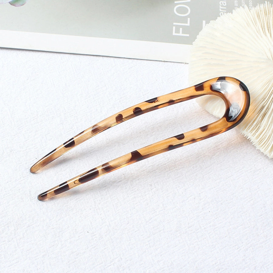 retro u shape pc hair clip 1 piece