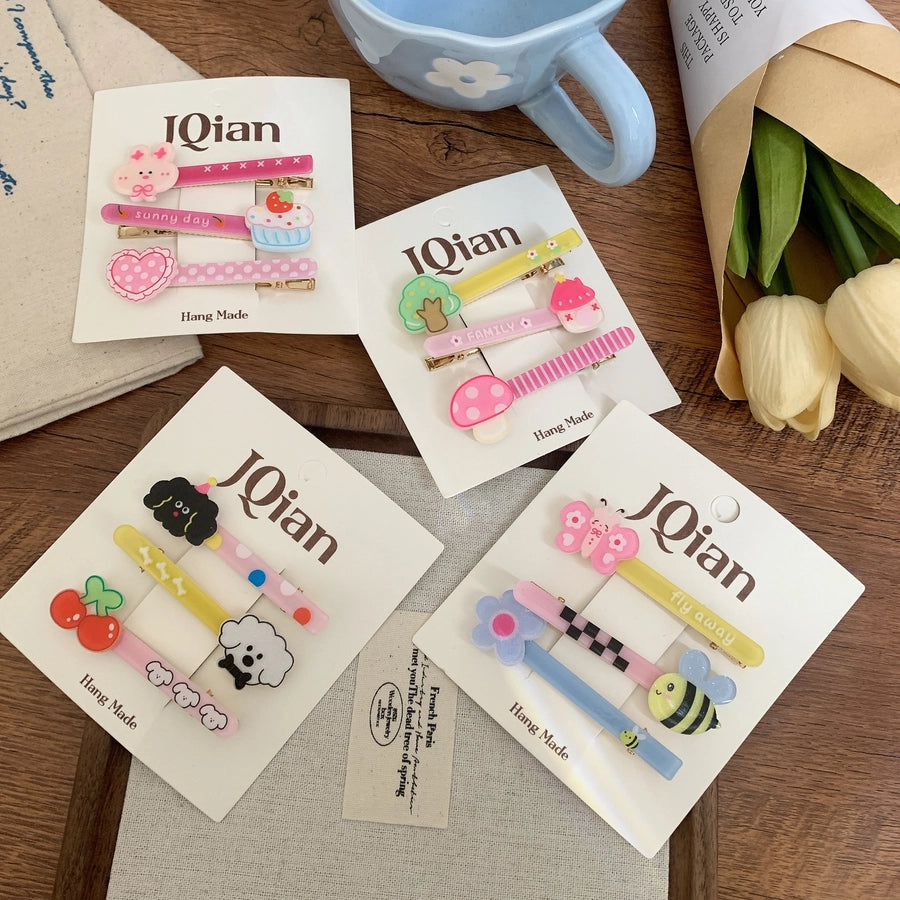 Women's Cute Cartoon Arylic Hair Clip
