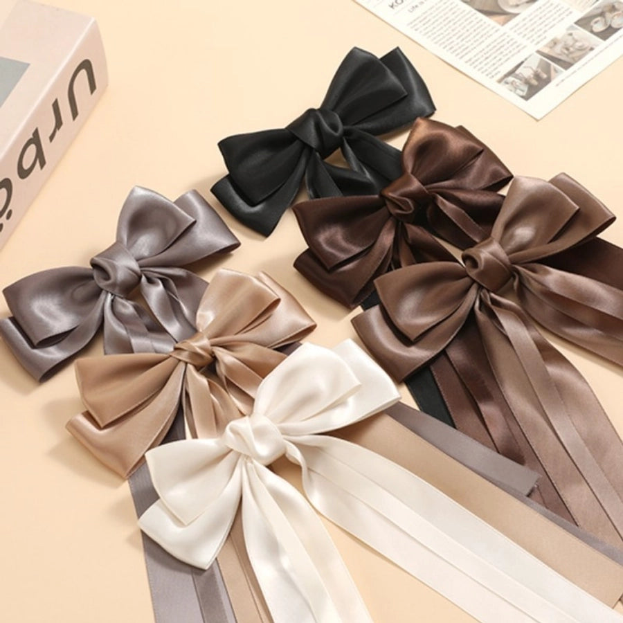 Women's Simple Style Classic Style Bow Knot Alloy Handmade Hair Clip