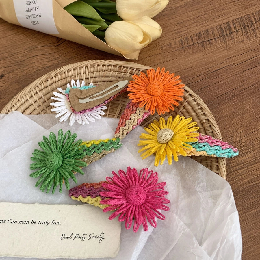 Women's Streetwear Floral Alloy Hair Clip