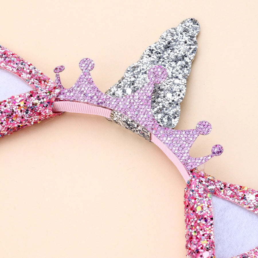 Kid'S Cute Crown Plastic Hair Band