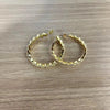 1 Pair Elegant Simple Style Pentagram Round Plating Inlay Copper Zircon 14K Gold Plated Earrings