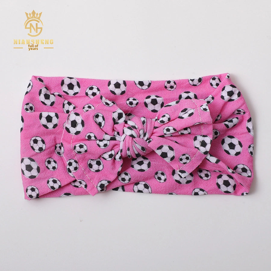 New  children's headdress jacquard soft hair tie bow hair band baby newborn headband baby hair band