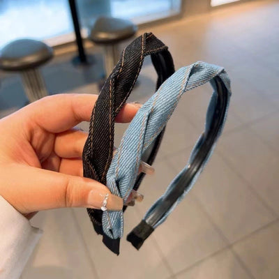 Women's Simple Style Solid Color Cloth Hair Band