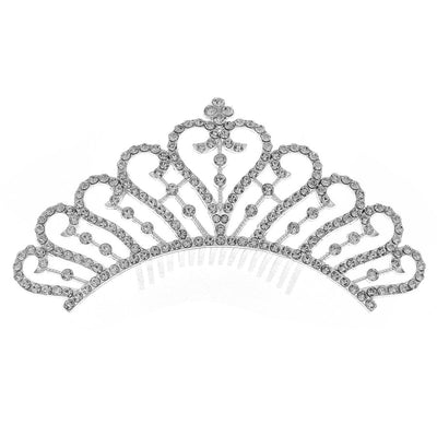 princess crown alloy plating rhinestones crown 1 piece