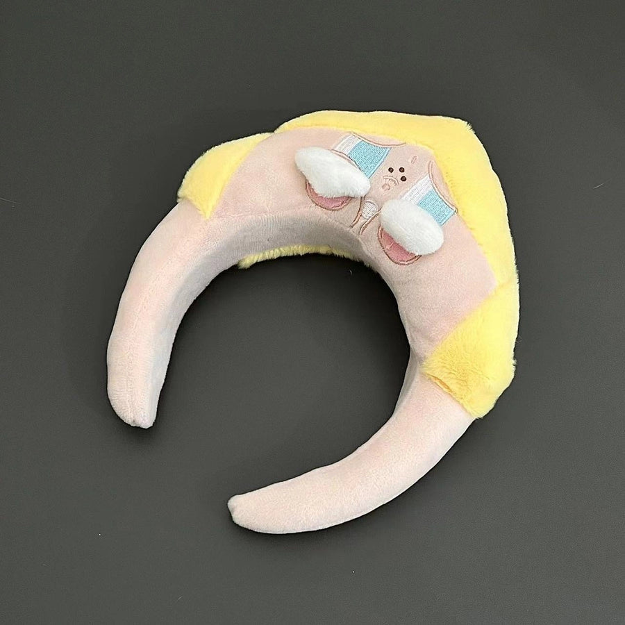 new cartoon crybaby crying baby hairband sweet cute girl wash hair band net red hair card headdress