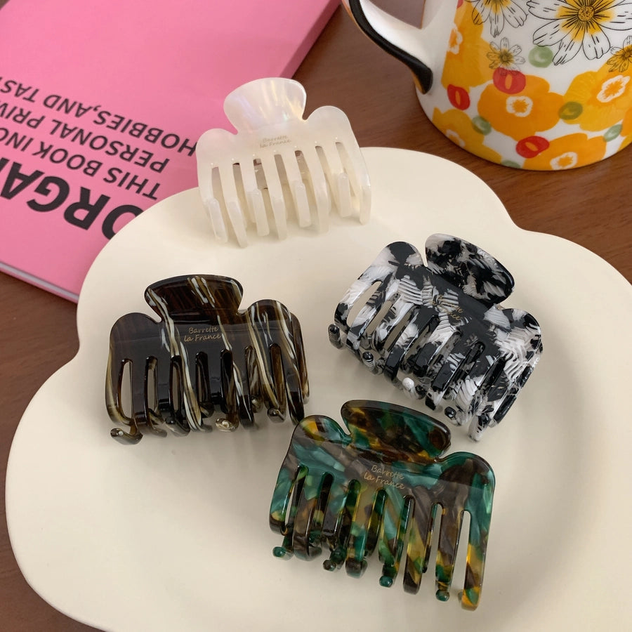 Women's Simple Style Classic Style Irregular Acetic acid sheets Hair Claws