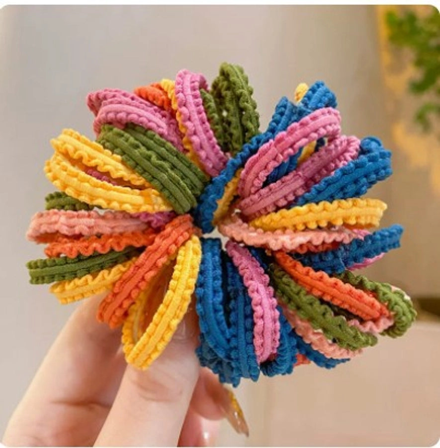 Children's Hair Tie Rubber Band Hair Band Hair Rope Girls' Baby Hair Tie Hair Rope Hair Accessories Hair Rope High Color Value Does Not Hage Hair