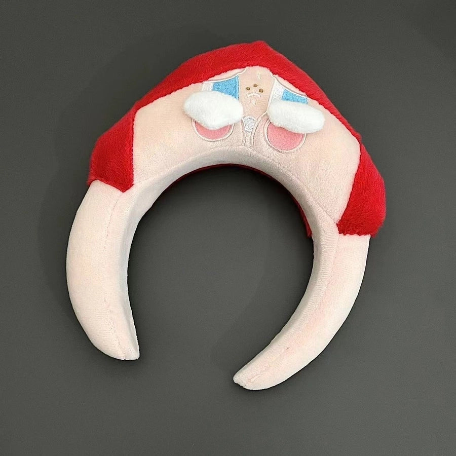 new cartoon crybaby crying baby hairband sweet cute girl wash hair band net red hair card headdress