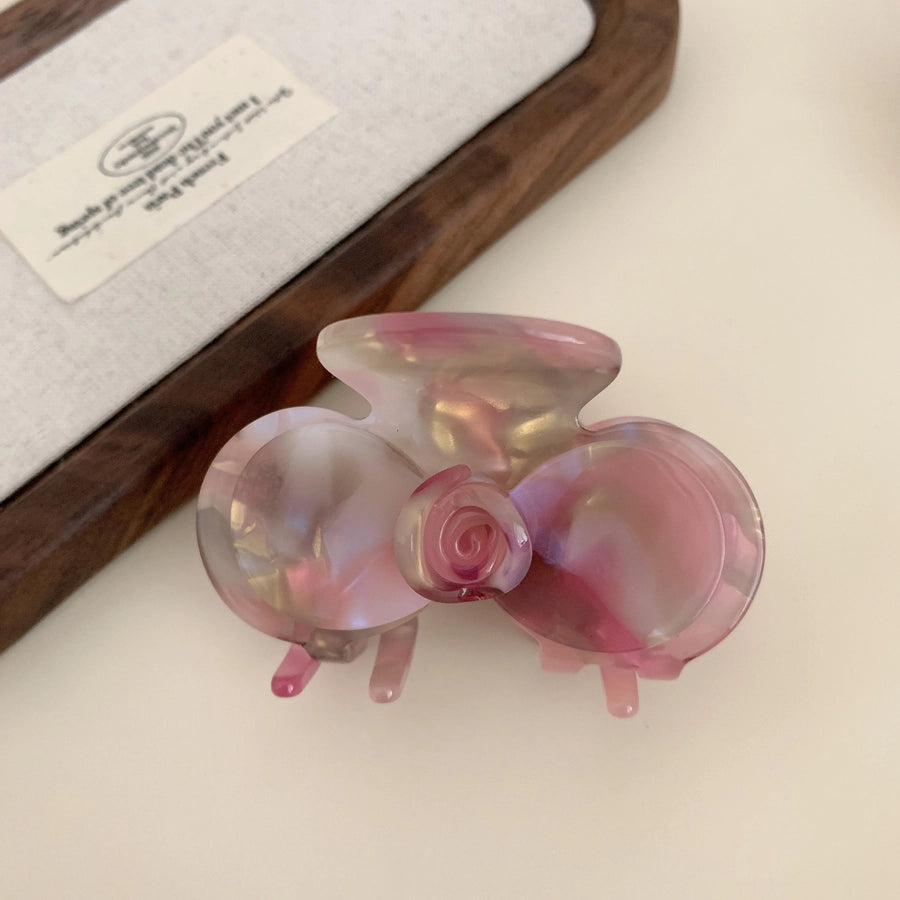 Women's Sweet Simple Style Flower Acetic acid sheets Hair Claws