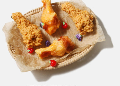 women's funny food mixed materials handmade metal hair clip