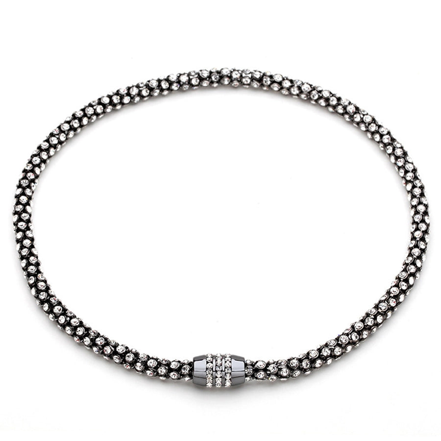 Crystal Copper Geometric Crystal Necklace