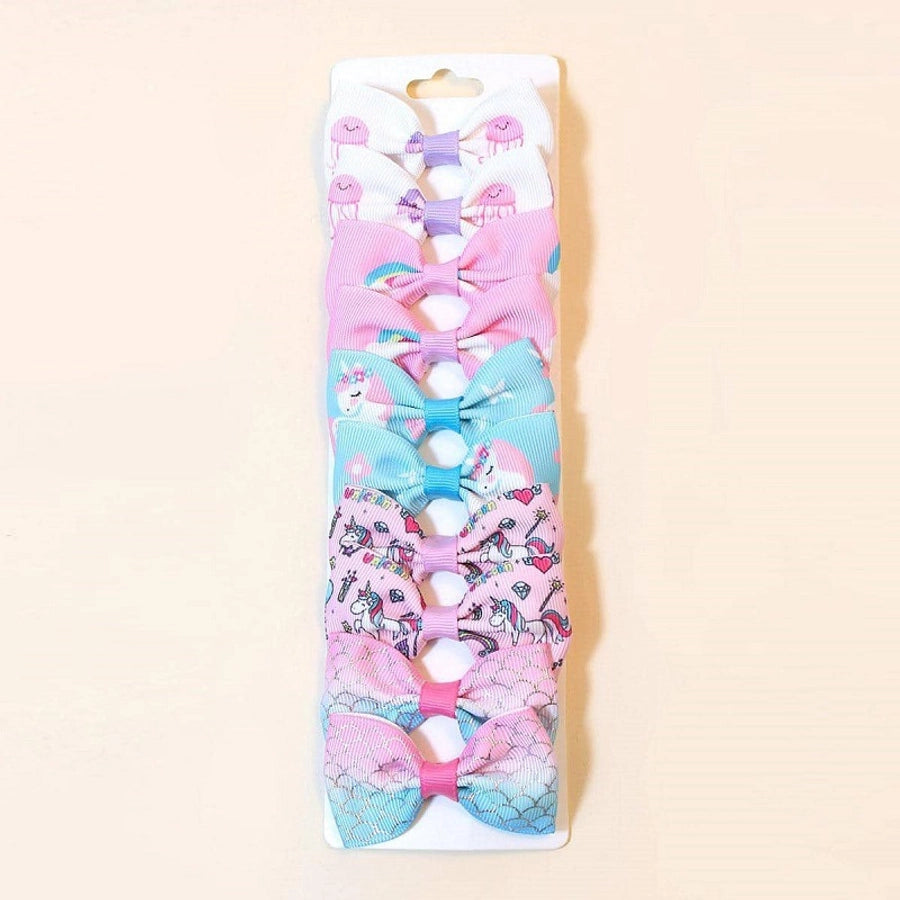 Girl'S Sweet Korean Style Bow Knot Polyester Hair Clip