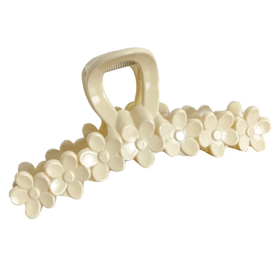 sweet flower plastic hair claws